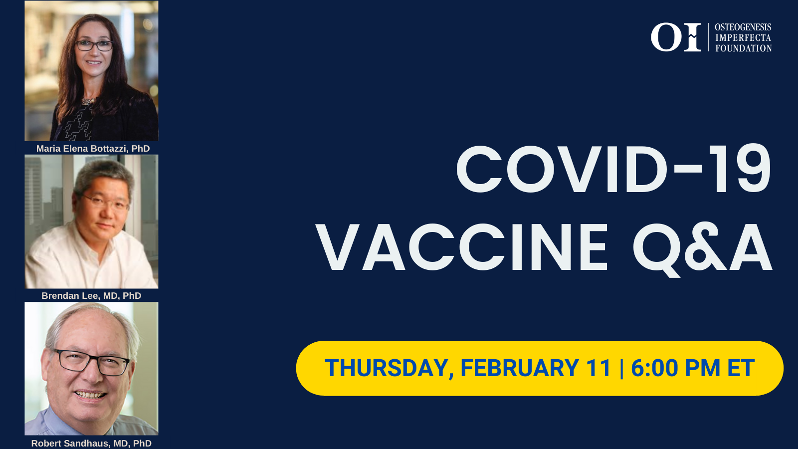 COVID-19 Vaccine Update Session