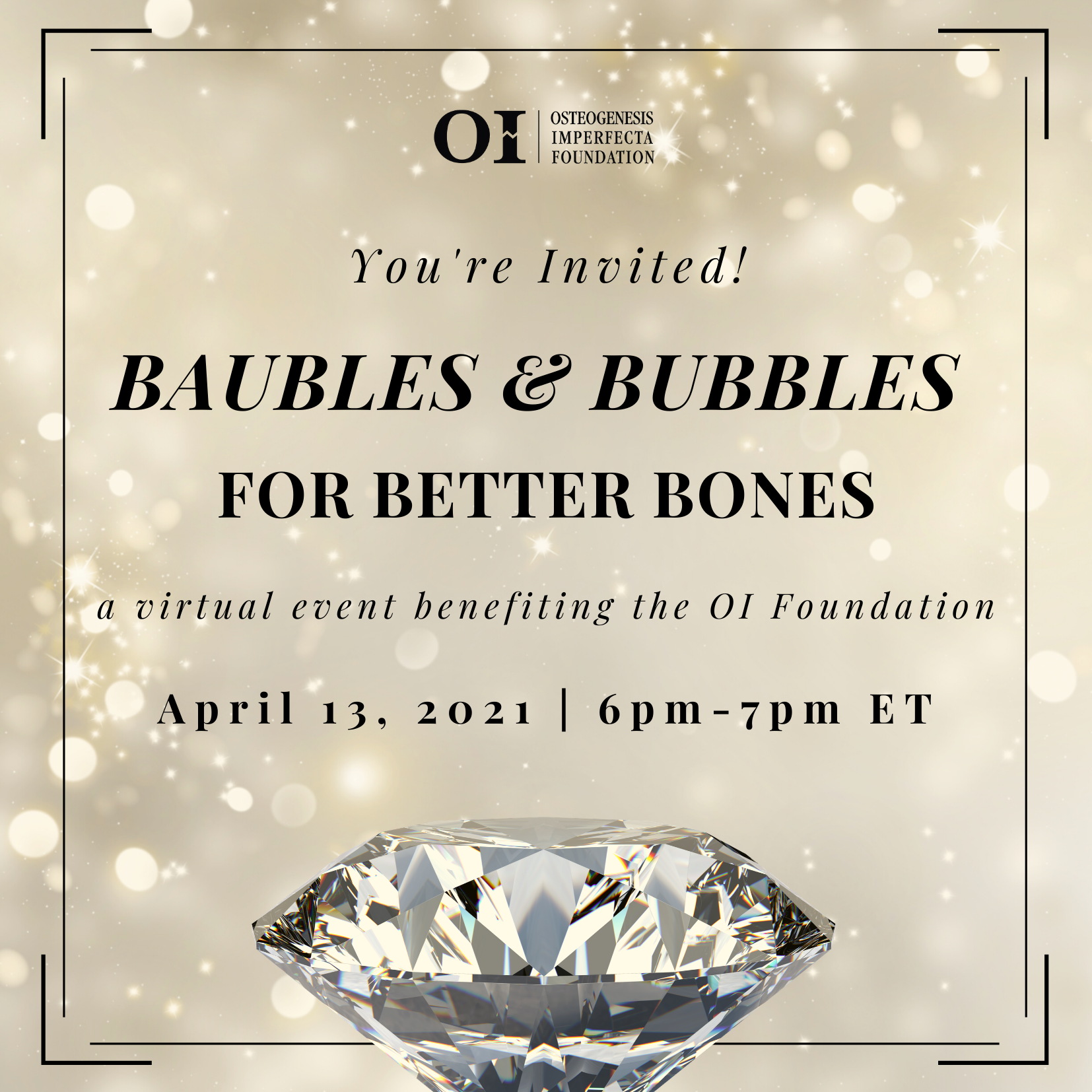 You’re invited to the first-ever Baubles & Bubbles for Better Bones event!